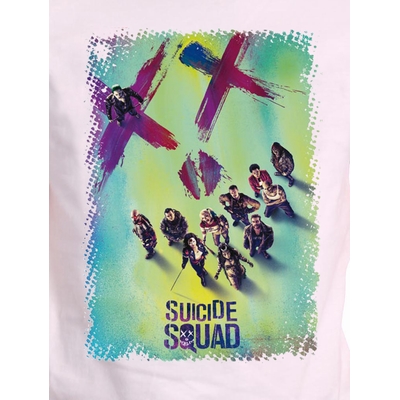 Pánské tričko Suicide Squad (Sebevražedný oddíl) - bílá