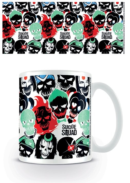Hrnek Suicide Squad (Sebevražedný oddíl) - Skulls (2)