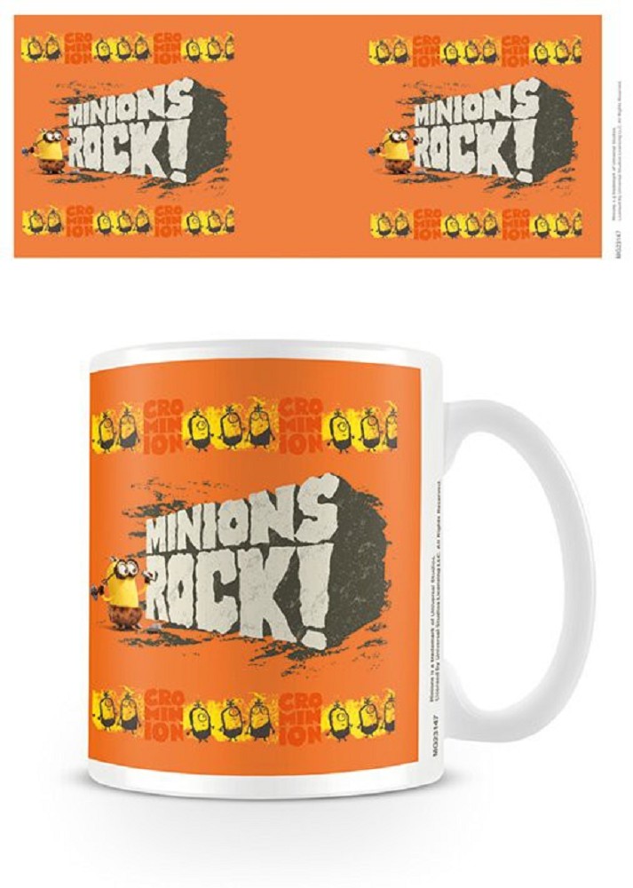 Hrnek Mimoni - Minions Rock