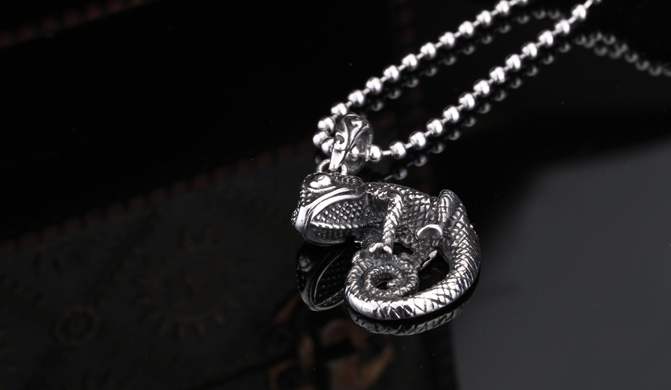 Řetízek ještěrka (ocel) 3