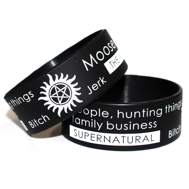 Náramek Supernatural (Lovci duchů) - gumový