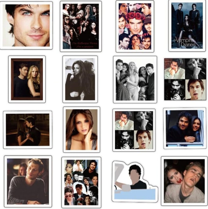 Set 50 samolepek The Vampire Diaries (Upíří deníky) 3