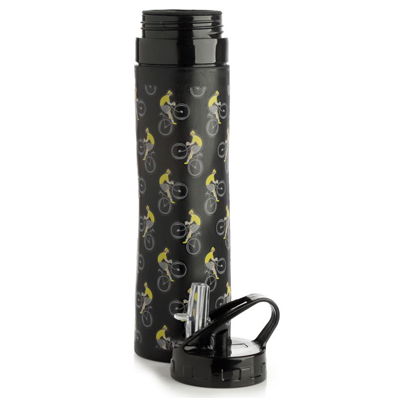 Silikonová skládací láhev cyklista - 600 ml