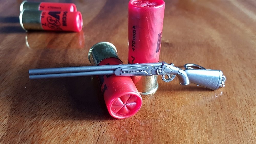 Klíčenka zbraň - brokovnice