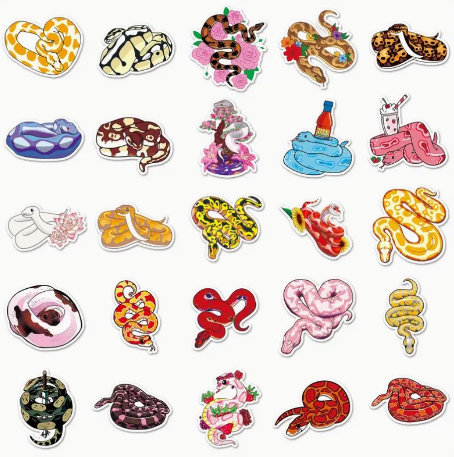 Set 50 samolepek had