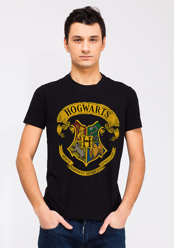 Pánské tričko Harry Potter - Bradavice (11)