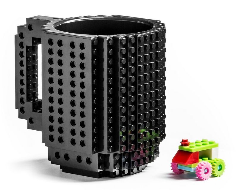 Hrnek LEGO - stavebnice (černá)