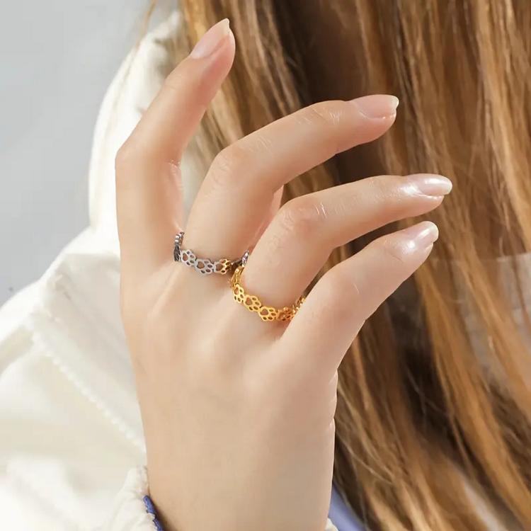 Prsten tlapky (ocelový) 4