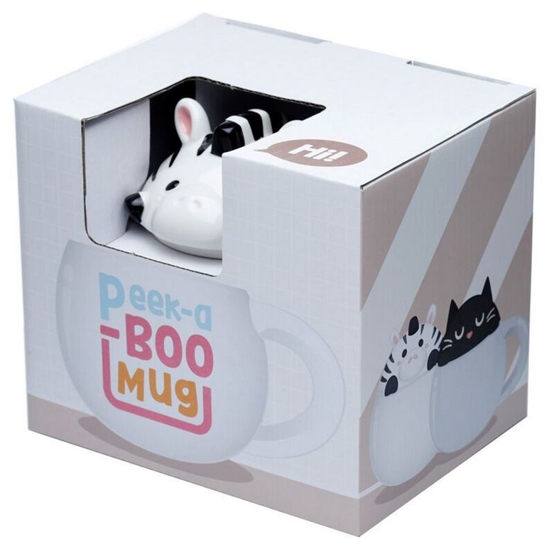 Hrnek zebra s pokličkou 