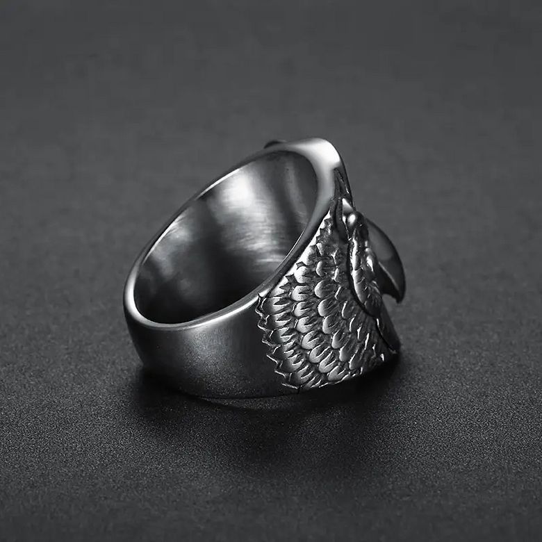 Prsten sova - ocelový (4)