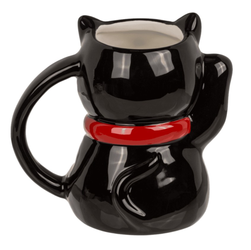 Hrnek kočka Maneki Neko pro štěstí 3D (2)