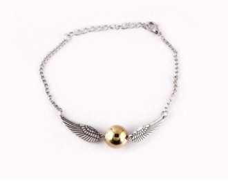 Náramek Harry Potter - zlatonka (st)