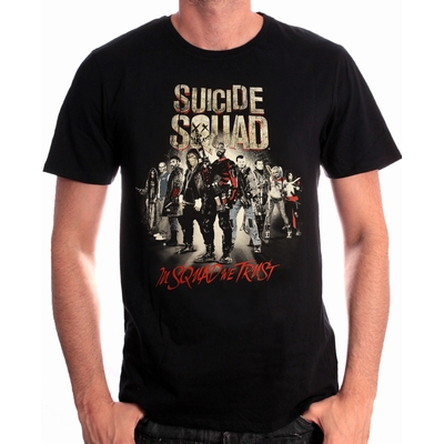 Pánské tričko Suicide Squad (Sebevražedný oddíl) - In Squad We Trust