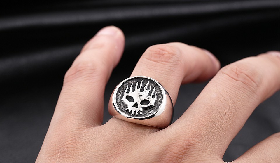 Prstýnek Rider - ocelový