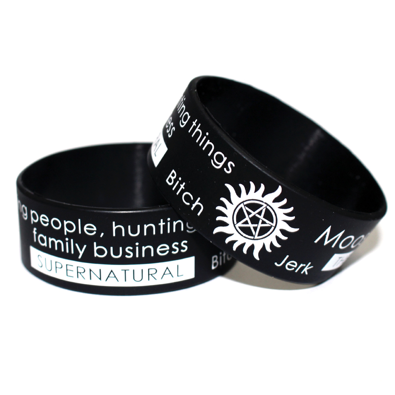 Náramek Supernatural (Lovci duchů) - gumový
