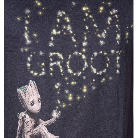 Pánské tričko Strážci Galaxie (Guardians Of The Galaxy) - Groot (7) - svítí ve tmě