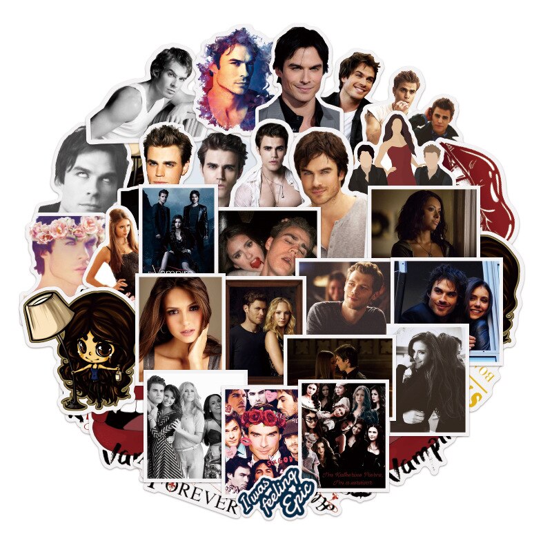 Set 50 samolepek The Vampire Diaries (Upíří deníky) 3