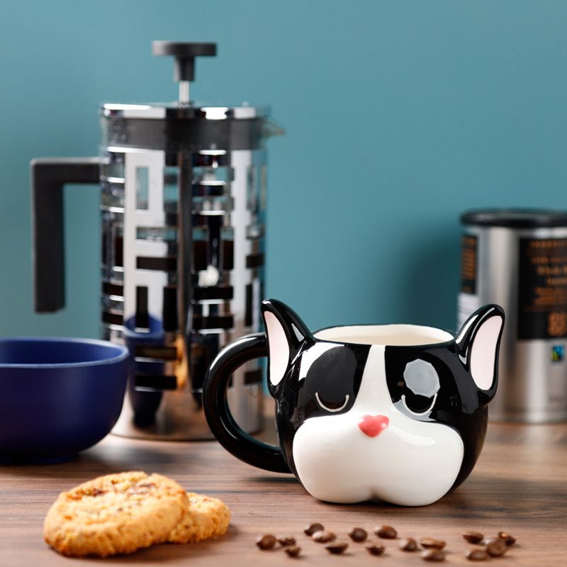 Hrnek francouzský buldoček 3D