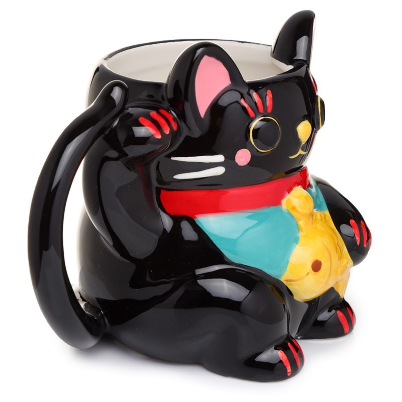 Hrnek kočka Maneki Neko pro štěstí 3D