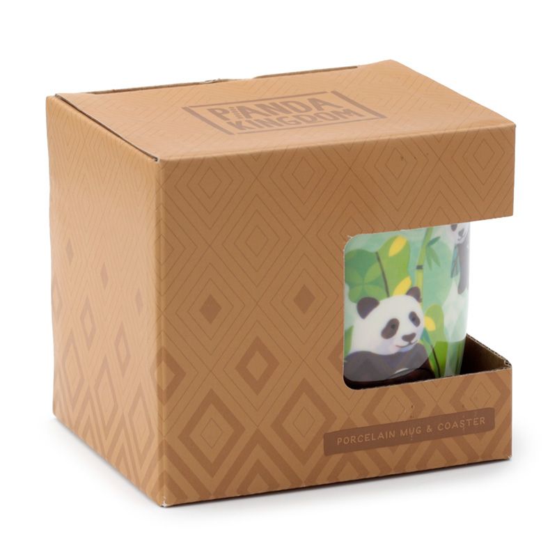 Hrnek panda s podtáckem