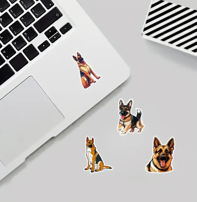 Set 50 samolepek německý ovčák