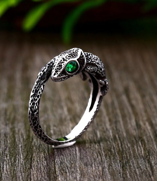 Prsten ještěrka (ocel) 2