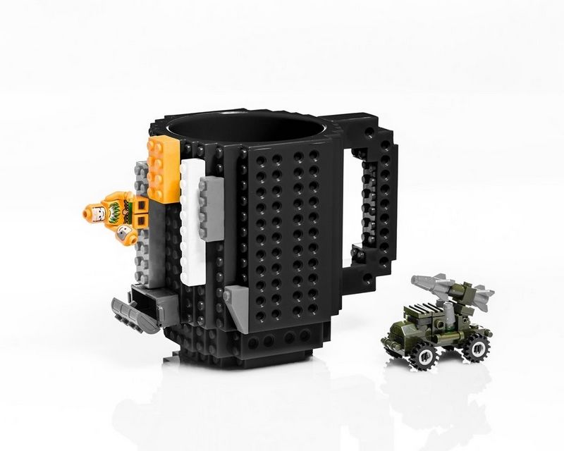 Hrnek LEGO - stavebnice (černá)