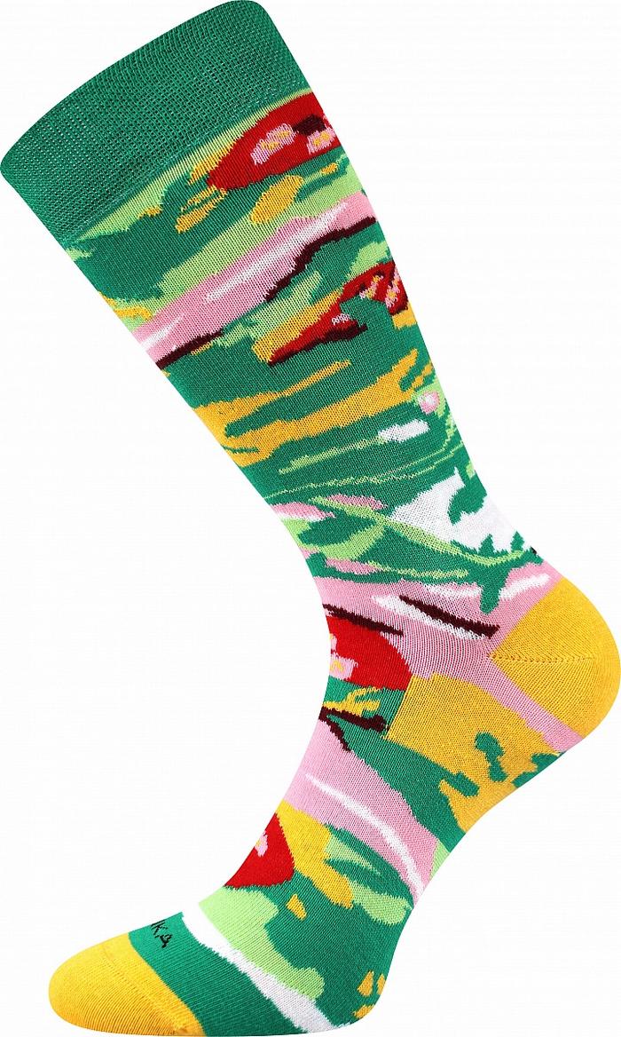 Ponožky pizza - italská - v krabičce