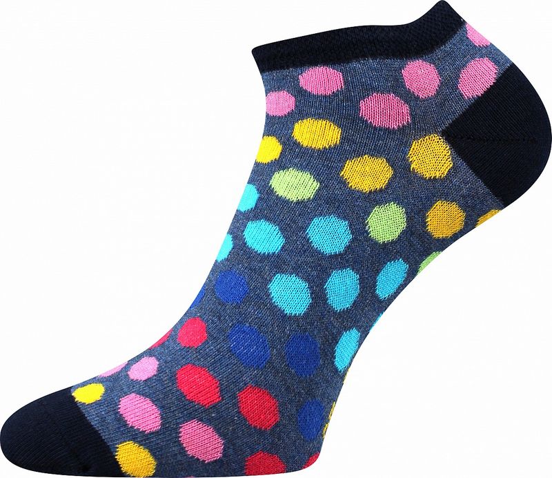 Ponožky puntíkované - dámské (3 páry)