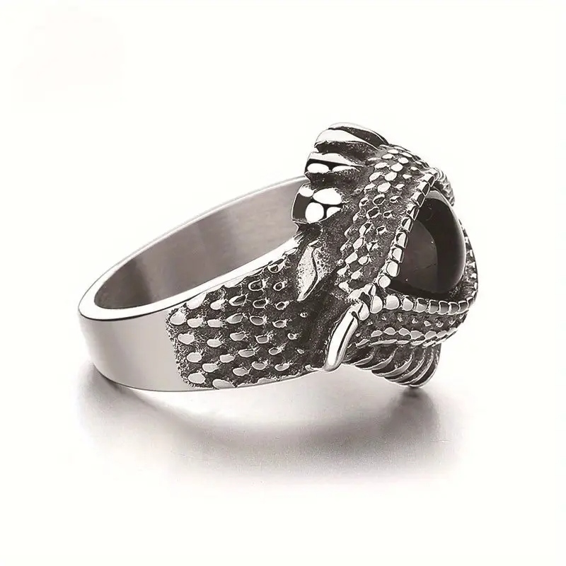 Prsten dračí oko - ocelový