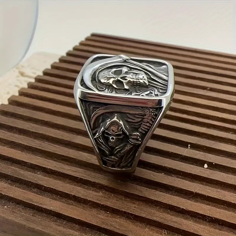 Prsten smrtka (ocel) 5