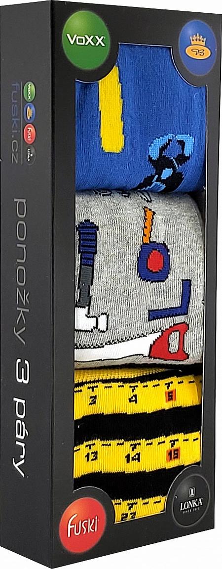 Ponožky nářadí - pánské - 3 páry