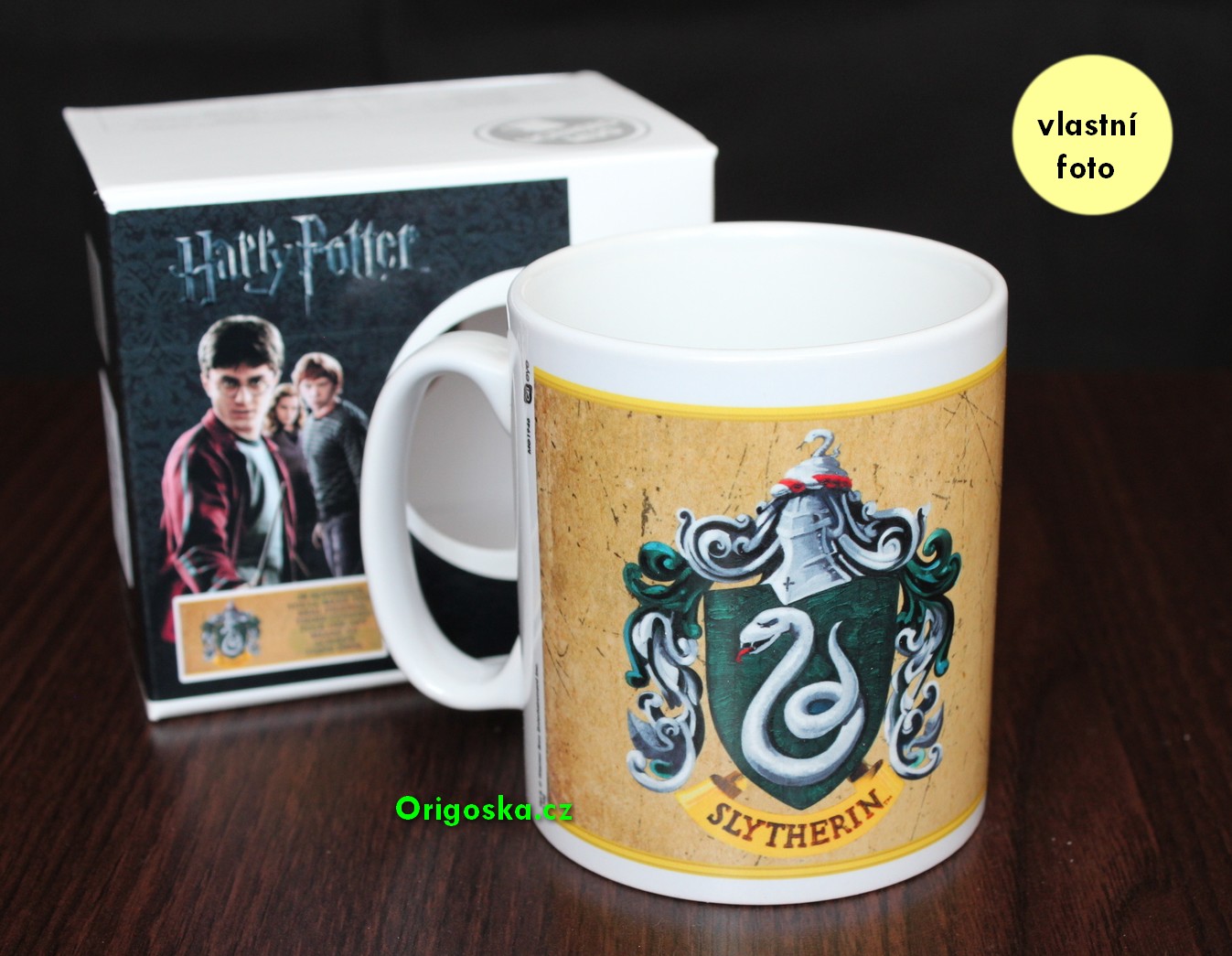 Hrnek Harry Potter - Bradavice - Zmijozel (3)
