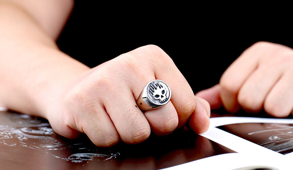 Prstýnek Rider - ocelový