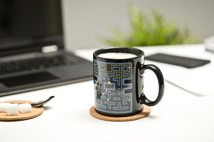 Hrnek Pac-Man - mění barvu