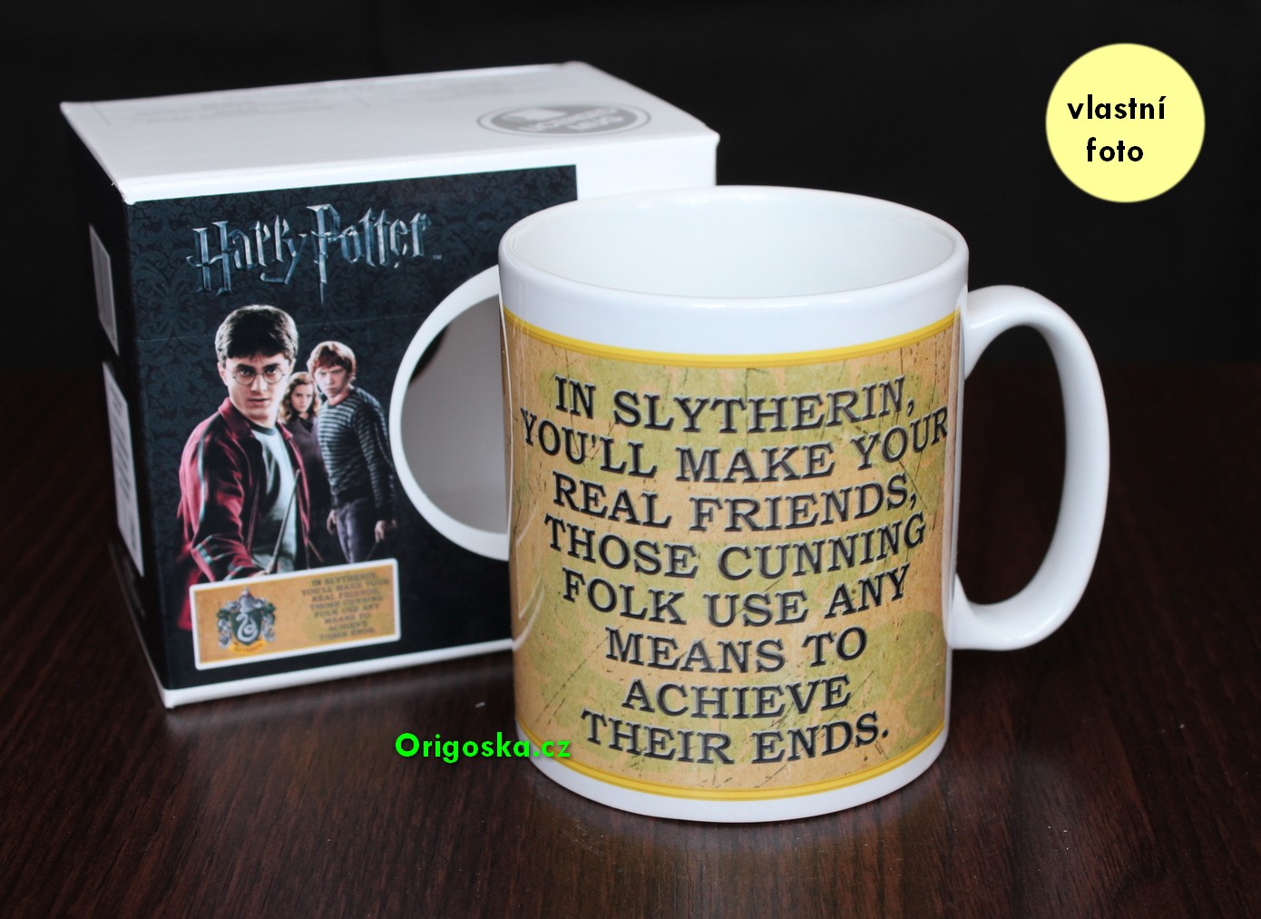 Hrnek Harry Potter - Bradavice - Zmijozel (3)