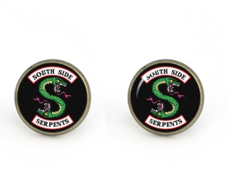 Náušnice Riverdale - South Side Serpents (br)