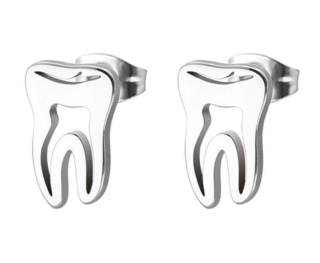Náušnice zub (ocel) st