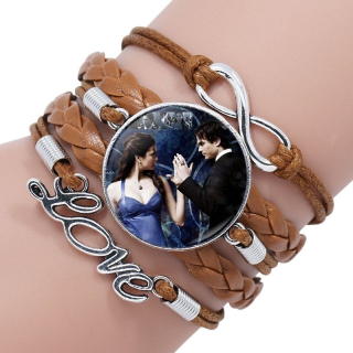 Náramek The Vampire Diaries (Upíří deníky) - Elena a Damon