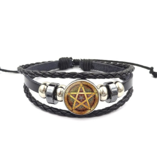 Náramek Supernatural (Lovci duchů) - pentagram (22)