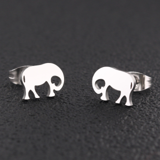 Náušnice slon (ocel) 4 - st