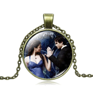Řetízek The Vampire Diaries (Upíří deníky) - Damon Salvatore a Elena Gilbert