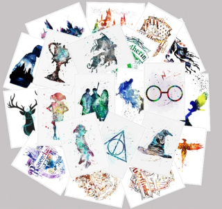 Set 25 samolepek Harry Potter (6)