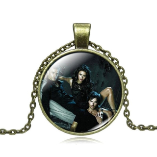 Řetízek The Vampire Diaries (Upíří deníky) - Elena, Damon a Stefan (5)