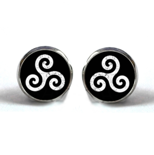 Náušnice Teen Wolf (Vlčí mládě) st, Triskelion