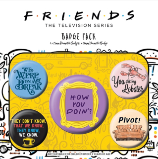 Set 5 placek Přátelé