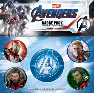 Set 5 placek Avengers: Endgame