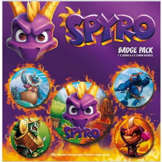 Set 5 placek Spyro