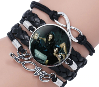 Náramek The Vampire Diaries (Upíří deníky) - Elena, Damon a Stefan (3) - čn