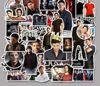 Set 50 samolepek Supernatural (Lovci duchů)
